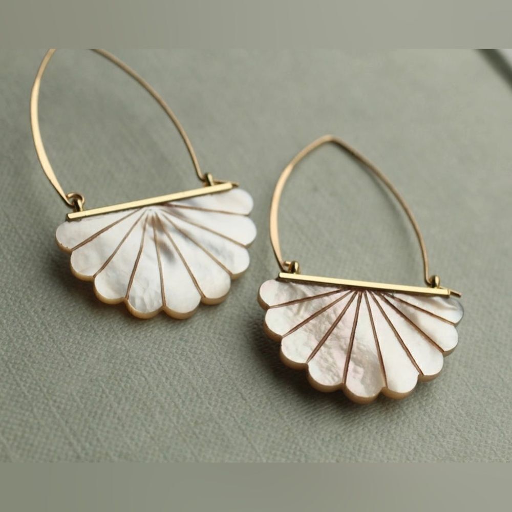 Boho hoop earrings A850